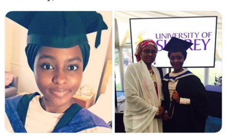 Fatima Iliasu Graduates With First Class From University Of Surrey