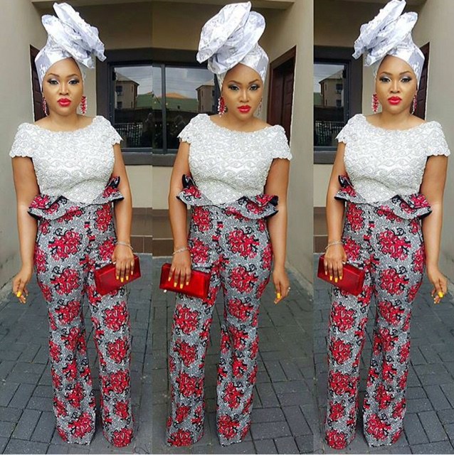 aso ebi jumpsuit