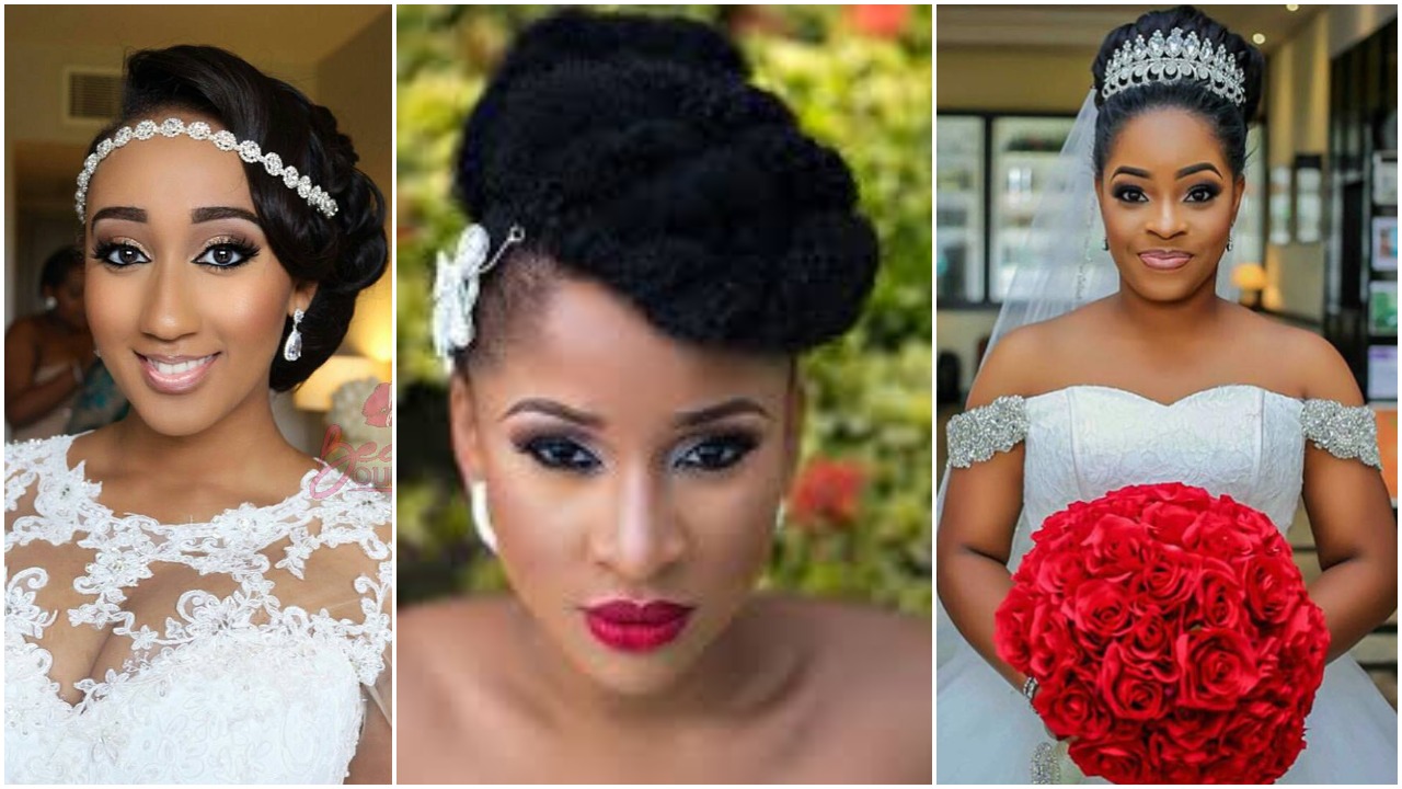 Latest Bridal Hairstyles For Nigerian Brides | Fabwoman
