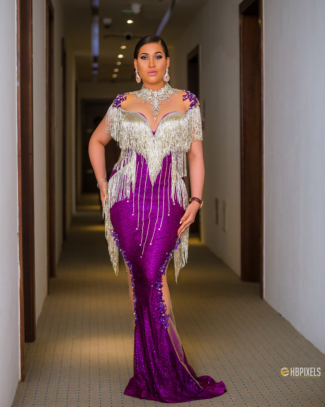Caroline Danjuma Outfits For Oritsefemi Wedding