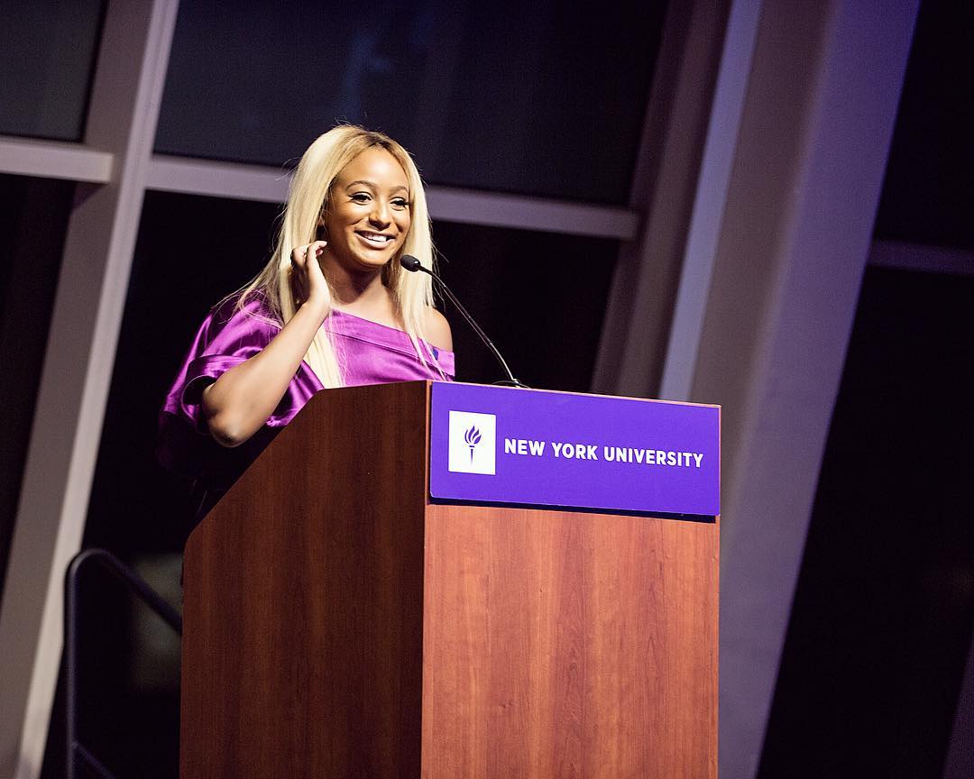 DJ Cuppy Honoured With Award From NYU