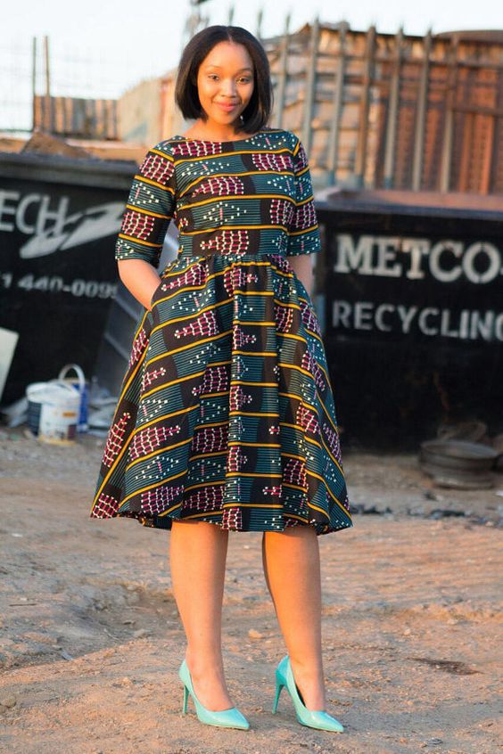 Trending Ankara Flare Dresses You Would Love | FabWoman