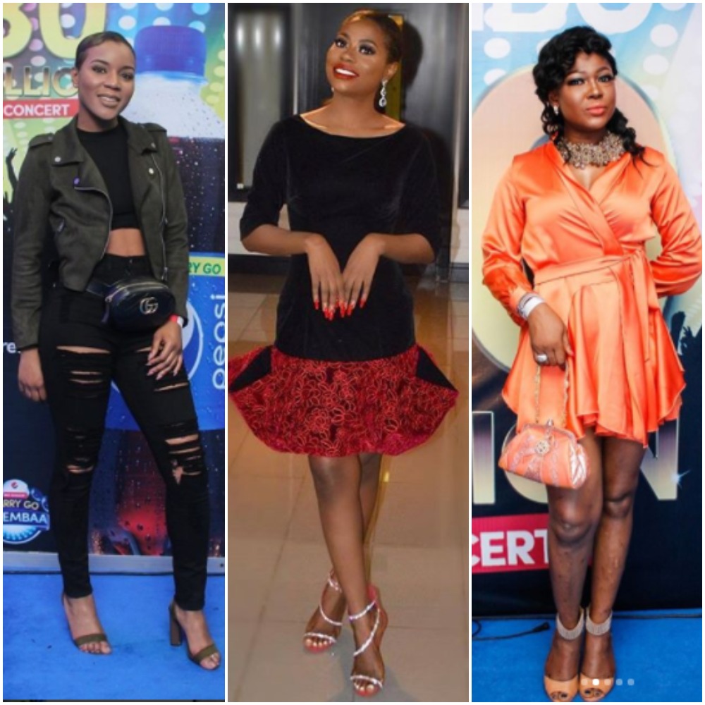 Nigerian Female Celebrities At 30 Billion Davido's Concert