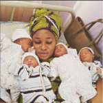 Abimbola Ashabi Gives Birth To Quadruplets
