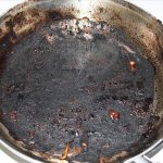 how to clean burnt pots