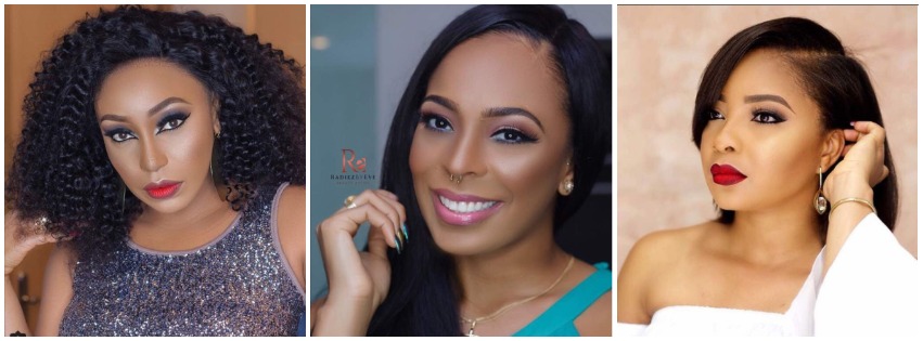Nigerian Female Celebrities Makeup Photos