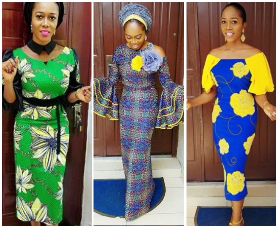 ankara styles with bell sleeves