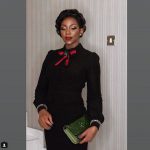 Genevieve Nnaji Outfit To The Royal Hibiscus Hotel Movie Premiere
