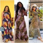 Nigerian Female Celebrities Maxi Dresses