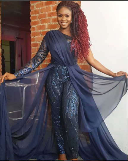 Waje Outfit To BBNaija 2018 Sunday Show