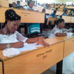 Benue State University Students Write Exams In Wedding Gowns