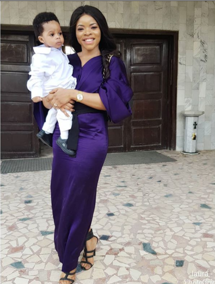 Laura Ikeji Shares Photos From Her Son's Dedication | FabWoman