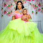 Mimi Orjiekwe Matching Cars For Herself And Daughter