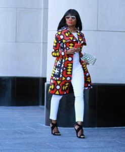ankara blazer