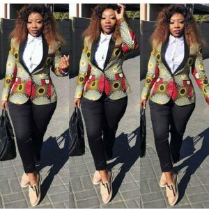 ankara blazer