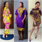 Ankara Cold Shoulder Styles