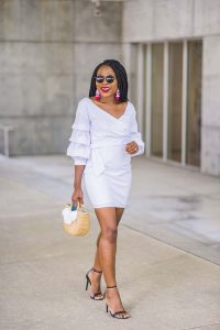 how to style a white dress