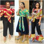 ankara wrap blouse