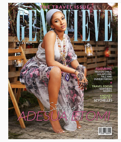 Adesua Etomi Genvieve Magazine Cover 2018