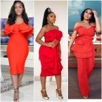 Nigerian Female Celebrities Wearing Red in 2018