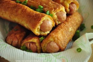 Fried Sausage Bread Roll