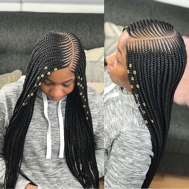 Look Beautiful In These Braid Hairstyles 2018 Naijafamous 2018 Trending Braids Hairstyles For Nigeria Fabwoman News Style Living Content For The Nigerian Woman