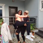 mercy aigbe sends daughter off to school - FabWoman