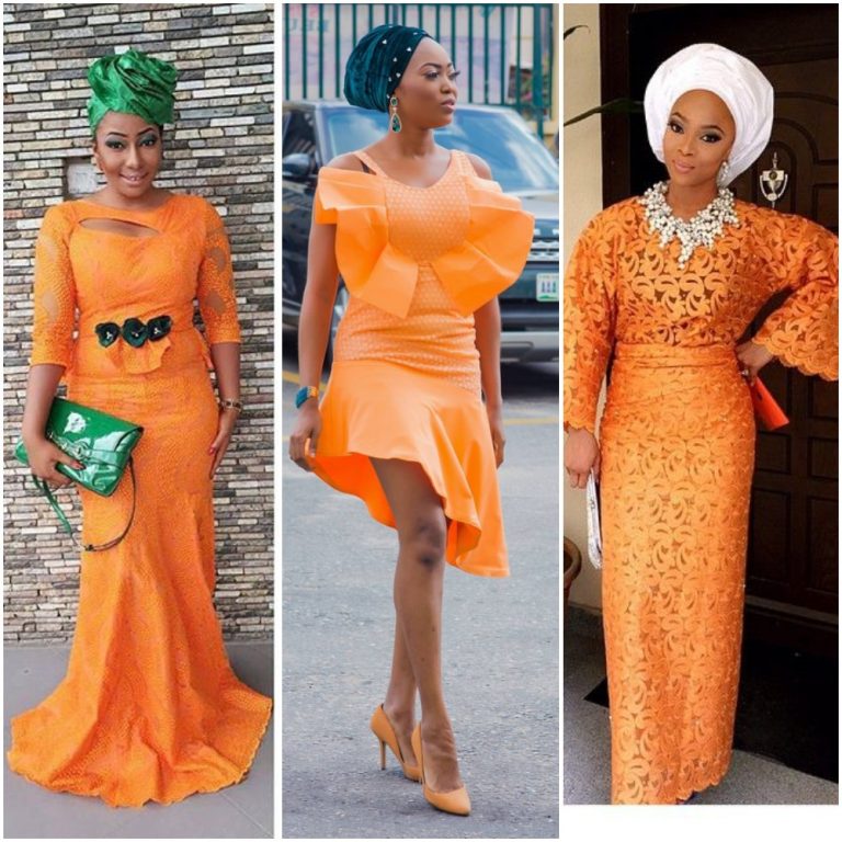 Latest Orange AsoEbi Styles | Photos | FabWoman