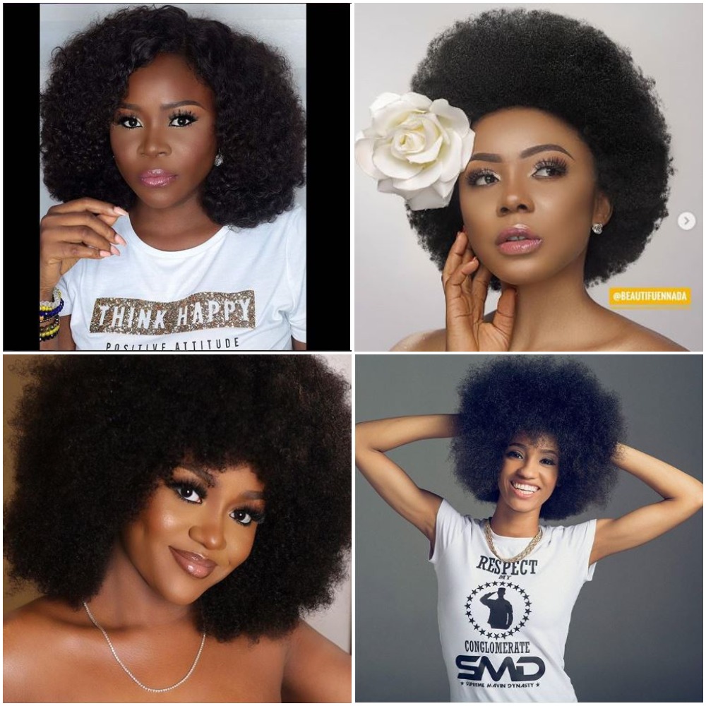 Nigerian Female Celebrities Afro Hairstyle Archives - FabWoman | News, Style,  Living Content For The Nigerian Woman