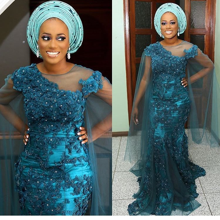 Latest Blue Aso Ebi Styles 2018 Photos FabWoman