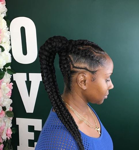 Latest Zig- Zag Cornrows Hairstyles (Pictures) - NewsLodge Latest 