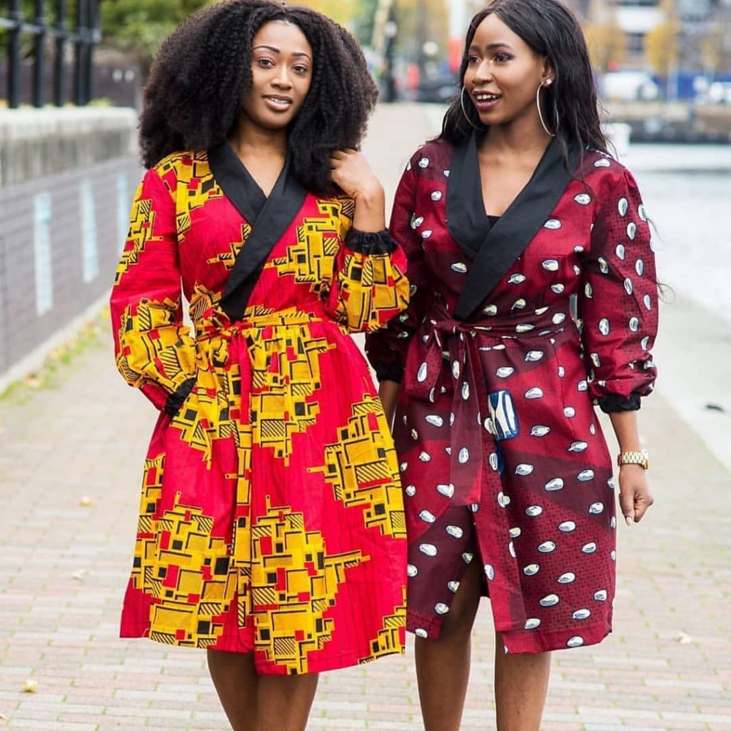 Wrap Dress / Ankara  Print - 1360 B