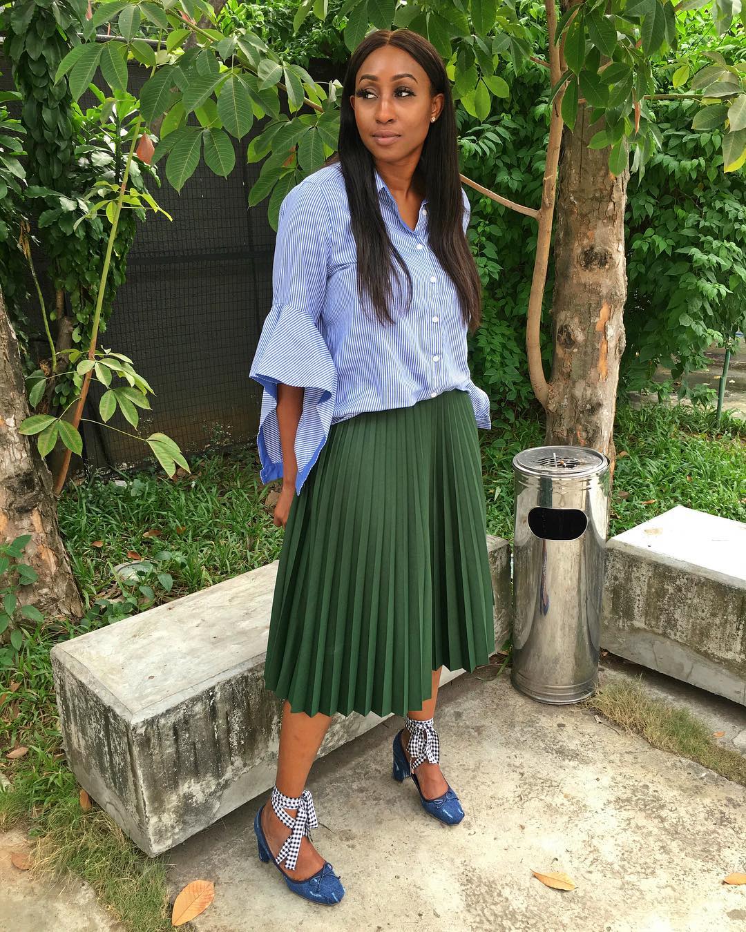Image result for veronica odeka wearing corporate skirts
