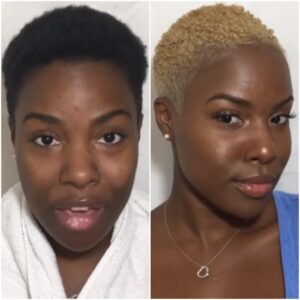 How To Safely Bleach Black Natural Short Hair To Blonde |FabWoman