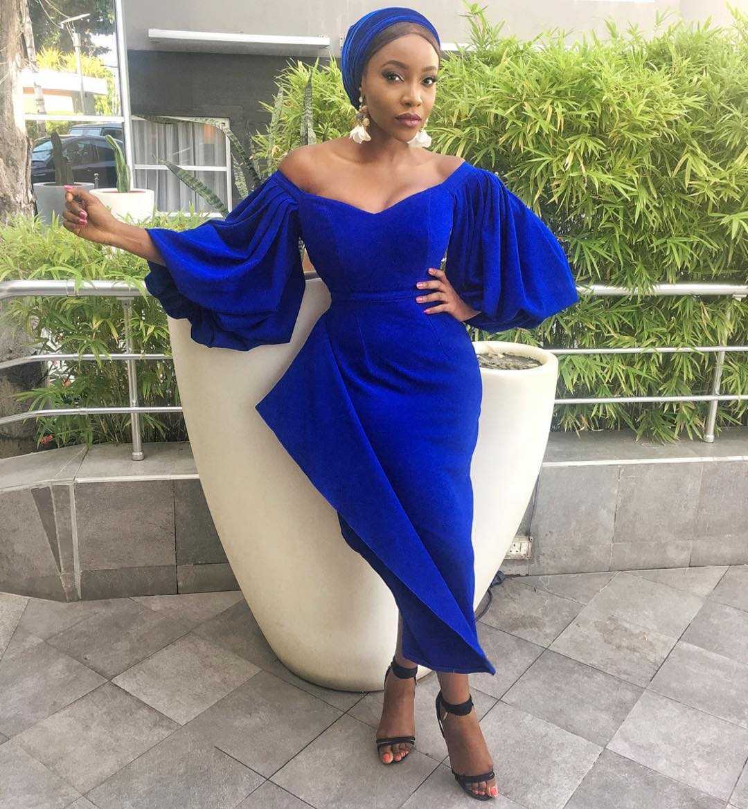 Ini Dima Okojie Aso-ebi Styles