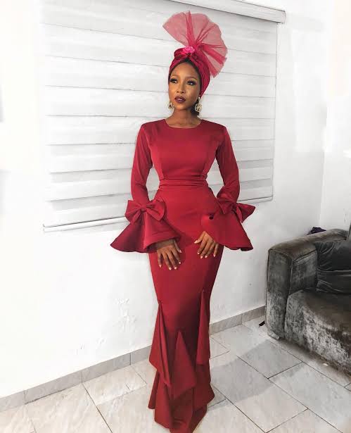 Ini Dima Okojie Aso-ebi Styles