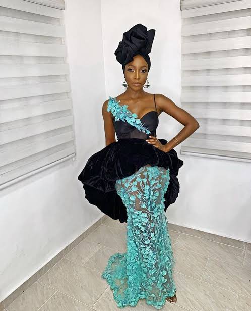 Ini Dima Okojie Aso-ebi Styles
