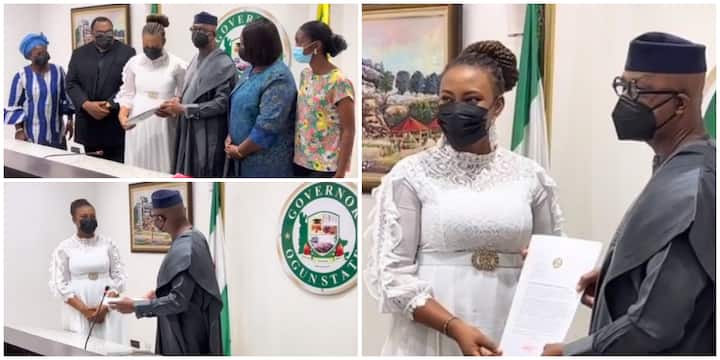 Dr. Joy Adesina Gets N5m, Bungalow From Governor Dapo Abiodun