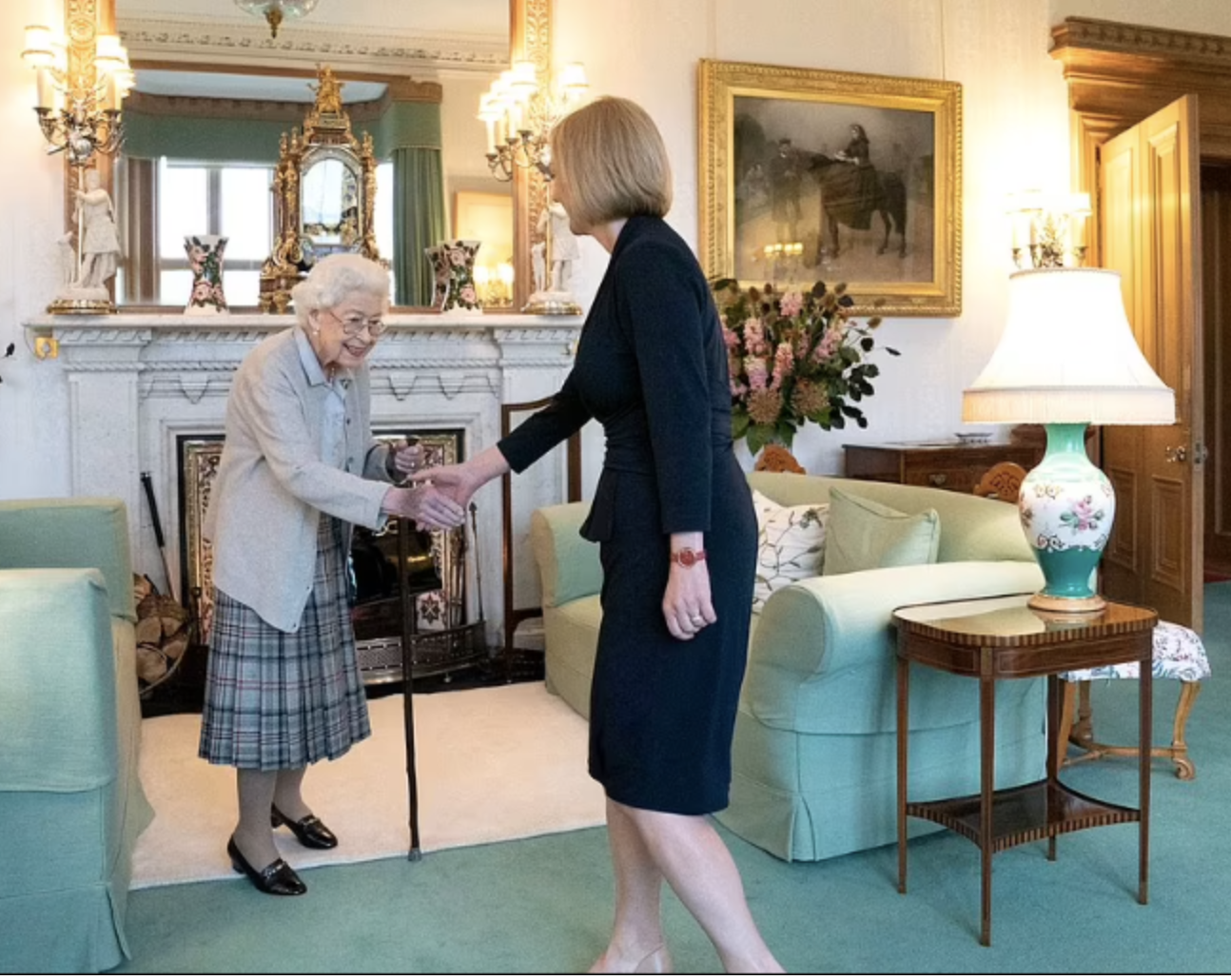 liz truss and Queen Elizabeth