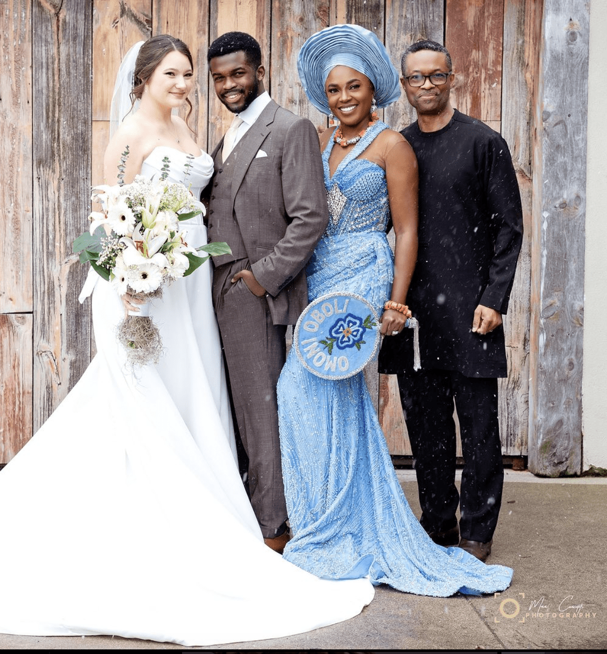omoni oboli son wedding photos
